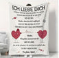 Persönliche Kuscheldecke "An meinen Frau"
