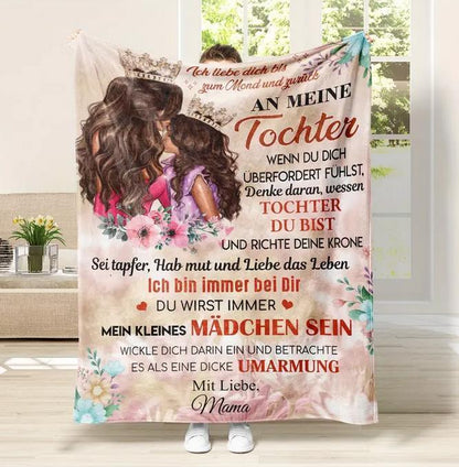 Persönliche Kuscheldecke "An meine Tochter von Mama"