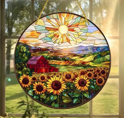 Tiere Landschaften u Natur Fensterdekoration Hängebild Fensterbild Sonnenfänger
