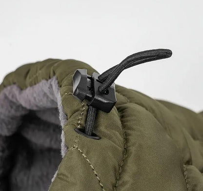 Hundemantel Winter wasserdicht warm Navy mit Nähten, edel – verschiedene Größen
