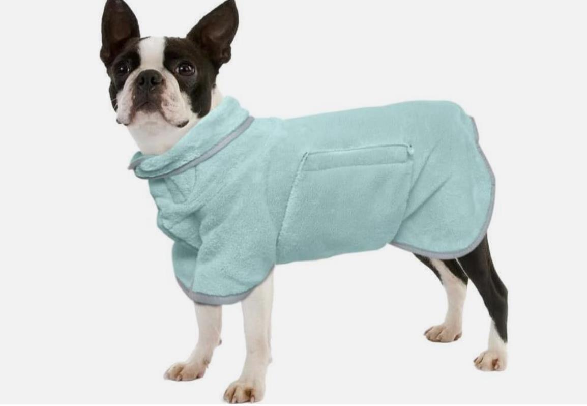 Hundebademantel Haustiermantel Bademantel für Hunde