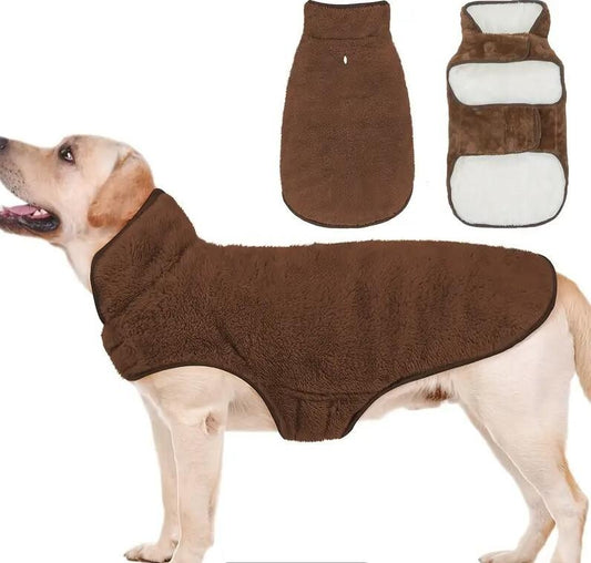 Kuschelige TEDDY -Hundemantel – Perfekt für große Hunde!