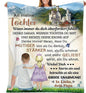 Persönliche Kuscheldecke "An meine Tochter von Papa"