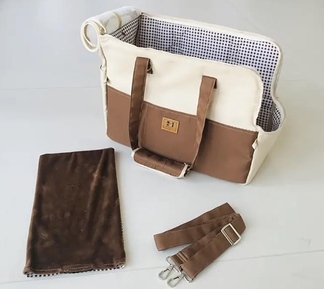 3-in-1 Transporttasche für Hunde – Autositz, Handtasche & Rucksack