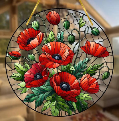 Tiere Landschaften u Natur Fensterdekoration Hängebild Fensterbild Sonnenfänger