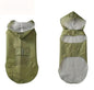 Einfache Hunderegenjacke Wasserdicht mit Kapuze-Klettverschluss - Reflektor