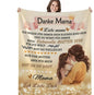 Persönliche Kuscheldecke "An meine Mama"