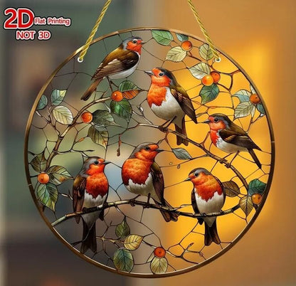 Tiere Landschaften u Natur Fensterdekoration Hängebild Fensterbild Sonnenfänger