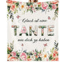 Persöhnliche Kuscheldecke "An meine Tante"