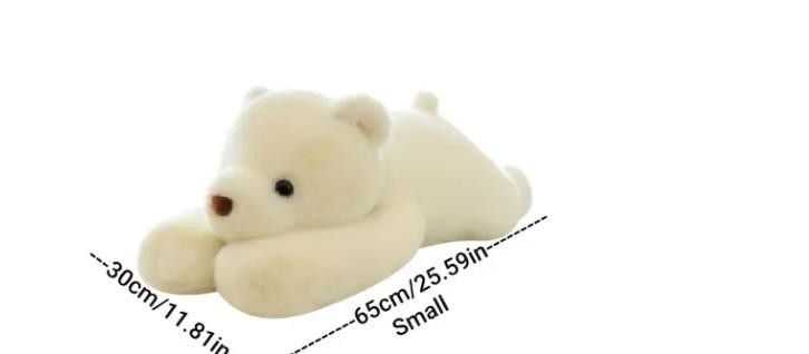 Großer Eisbär oder Braunbär 65 cm zum Kuschel und lieb haben einfach nur Süß