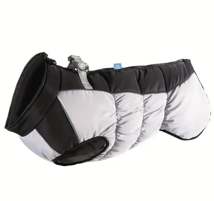 Hundemantel für große Hunde Wintermantel Rot oder Schwarz 2XL–6XL