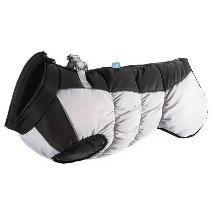 Hundemantel für große Hunde Wintermantel Rot oder Schwarz 2XL–6XL