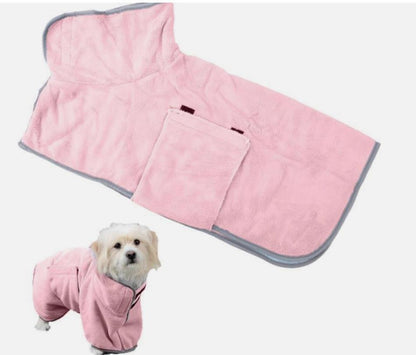 Hundebademantel Haustiermantel Bademantel für Hunde