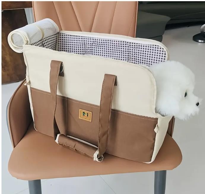 3-in-1 Transporttasche für Hunde – Autositz, Handtasche & Rucksack