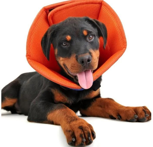 Halskrause für Hund , Schutzkragen Hund, Leckschutz Atmungsaktiver weich