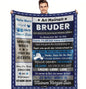 Persönliche Kuscheldecke "An meinen Bruder"