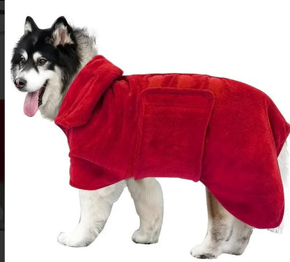 Hundebademantel Haustiermantel Bademantel für Hunde
