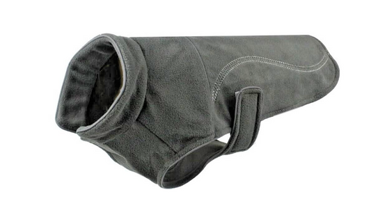 Hundemantel Fleece Grau für Größe 3XXL