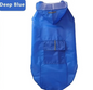 Einfache Hunderegenjacke Wasserdicht mit Kapuze-Klettverschluss - Reflektor