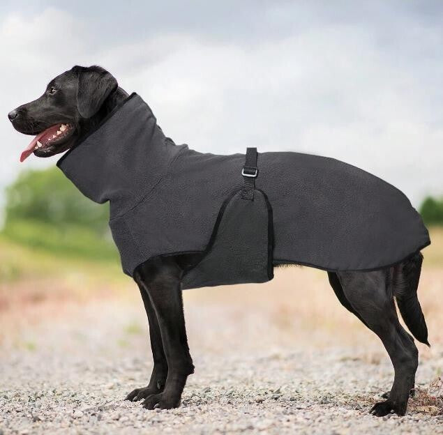 Fleece Hundemantel Pullover Pullover Outfit Jacke Hoodie gr.Hunde Trockenmantel
