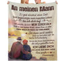 Persöhnliche Kuscheldecke "An meinen Mann"