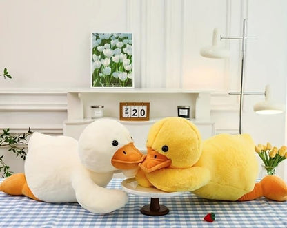 Weiches Enten Kuscheltie33 Cm weiß