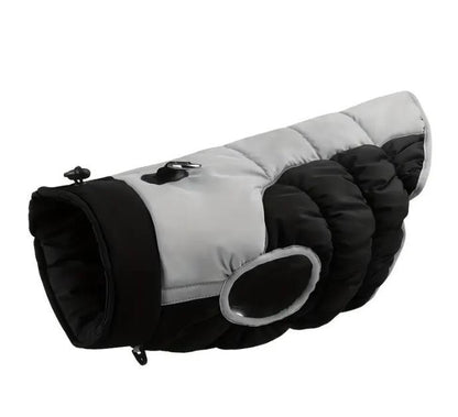 Hundemantel für große Hunde Wintermantel Blau-Grau XL–6XL