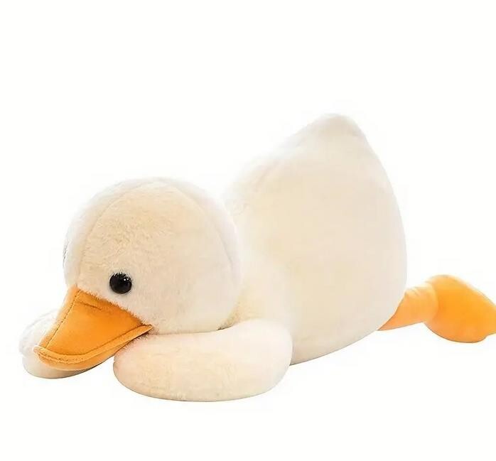 Weiches Enten Kuscheltie33 Cm weiß