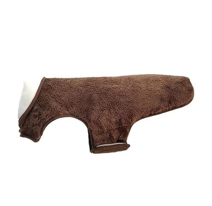 Kuschelige TEDDY -Hundemantel – Perfekt für große Hunde!