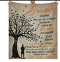 Persönliche Kuscheldecke "An meinen Bruder"