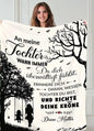 Persönliche Kuscheldecke "An meine Tochter von Mama"