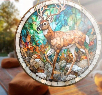 Tiere Landschaften u Natur Fensterdekoration Hängebild Fensterbild Sonnenfänger
