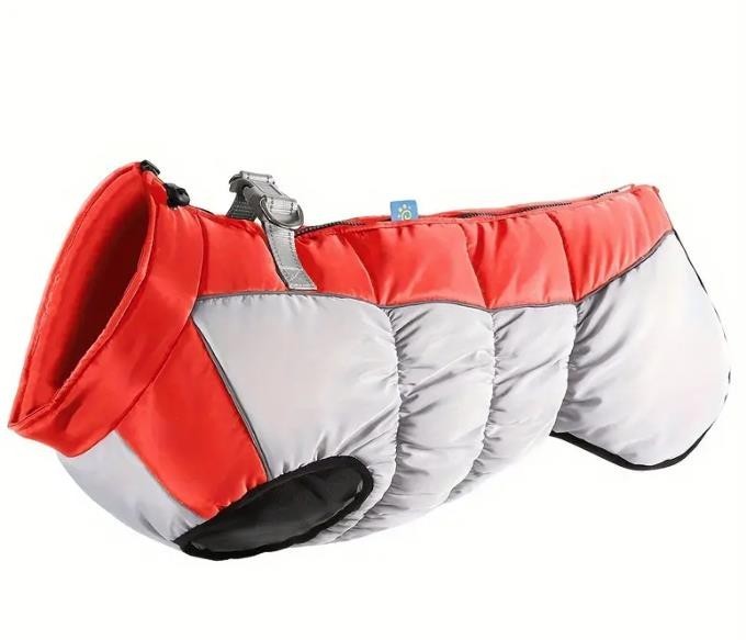 Hundemantel für große Hunde Wintermantel Rot oder Schwarz 2XL–6XL