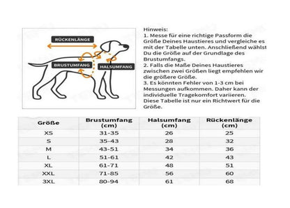 Hundemantel Wasserfest Für Kleine, Mittlere und Große Hunde