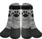 4 x Outdoor-/Indoor-Hundesocken, rutschfeste Hundeschuhe, Stiefel, wasserdichter