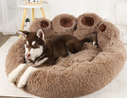 Kuscheliges Hundebett in Tatzenform – Für Hunde & Katzen
