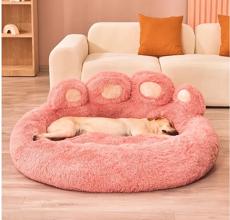 Kuscheliges Hundebett in Tatzenform – Für Hunde & Katzen
