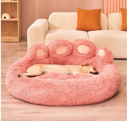 Kuscheliges Hundebett in Tatzenform – Für Hunde & Katzen