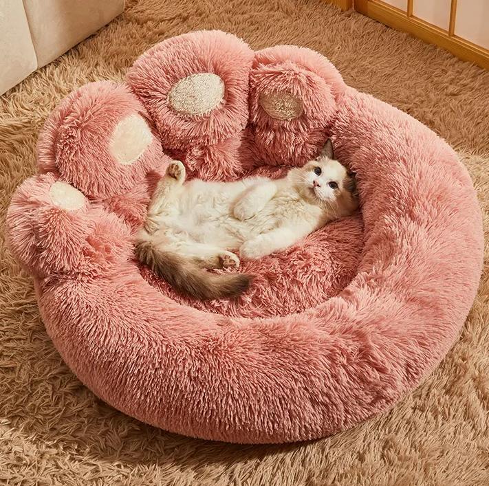 Kuscheliges Hundebett in Tatzenform – Für Hunde & Katzen