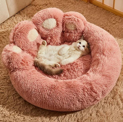 Kuscheliges Hundebett in Tatzenform – Für Hunde & Katzen