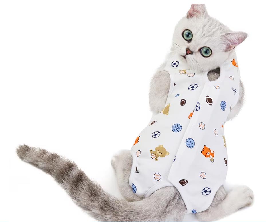 OP-Body für Katzen & kleine Hunde | Wundschutz & Komfort | in 5 Größen & süßen Farben