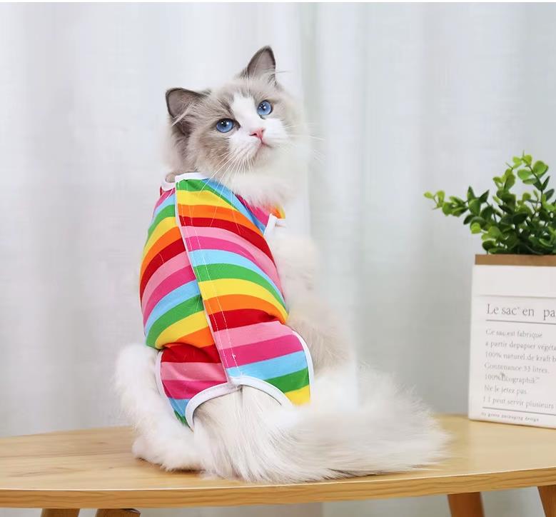 OP-Body für Katzen & kleine Hunde | Wundschutz & Komfort | in 5 Größen & süßen Farben