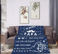 Kuscheldecke für Papa mit Spruch