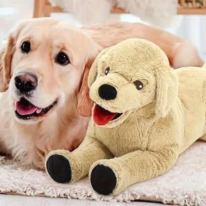 Plüsch-Labrador – goldiger Kuschelhund für Groß -Klein und Hund ! 40 cm