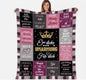 Personalisierte Kuscheldecke "An Meine Enkelin "