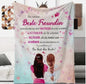 Persönliche Kuscheldecke "An Meine Freundin"