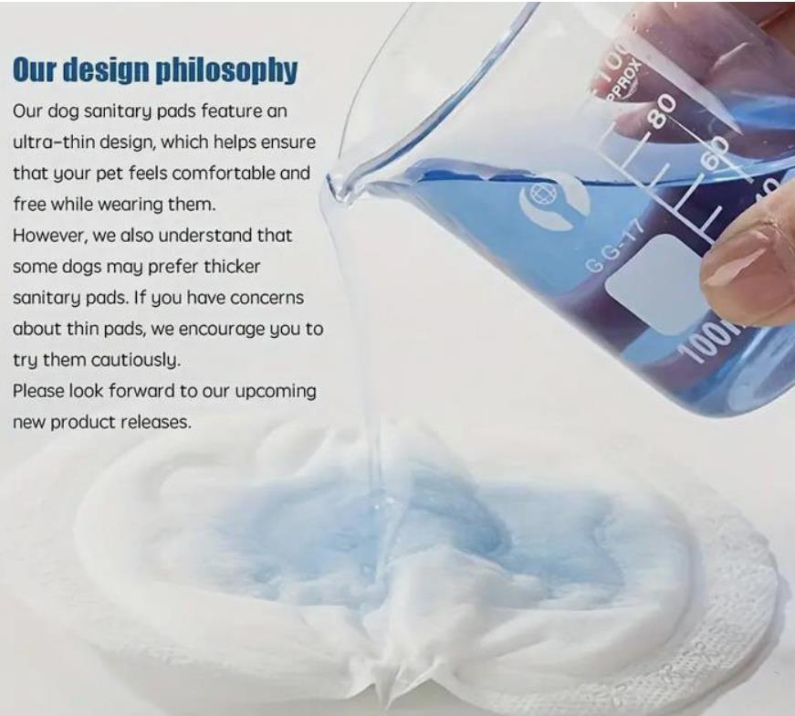 Hundewindeleinlagen , super saugfähige für Waschbare Hundewindeln