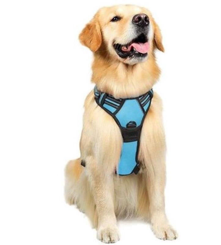 NO-Pull Hundegeschirr – Atmungsaktiv, Gepolstert & Reflektierend für Komfort und Kontrolle