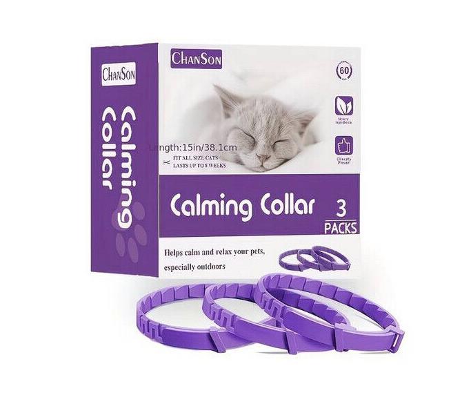 Beruhigendes Halsband für Katzen u Hunde,Angstlindernd  Pheromonhalsband