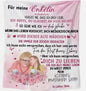 Personalisierte Kuscheldecke "An Meine Enkelin "